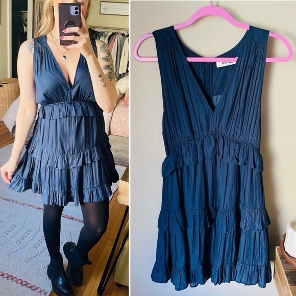 DO+BE Dresses & Skirts - NEW Nordstrom Do+Be Satin Ruffle Mini Dress